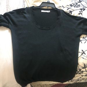 Black cut out sweater